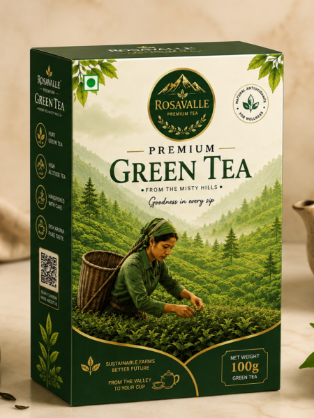 Rosavalle Green Tea pack