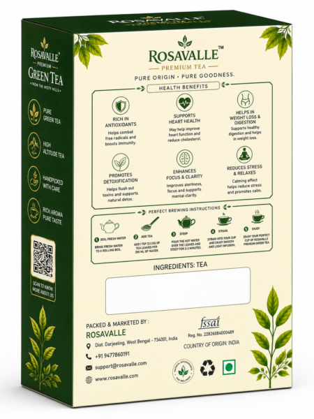 ChatGPT Image Aug 17, 2026, 12_35_00 AM Rosavalle Green Tea – 100g