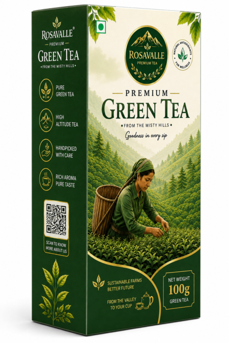 ChatGPT Image Aug 17, 2026, 12_36_12 AM Rosavalle Green Tea – 100g