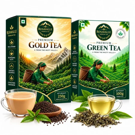Premium Gold and Green Tea Combo Premium Gold and Green Tea Combo
