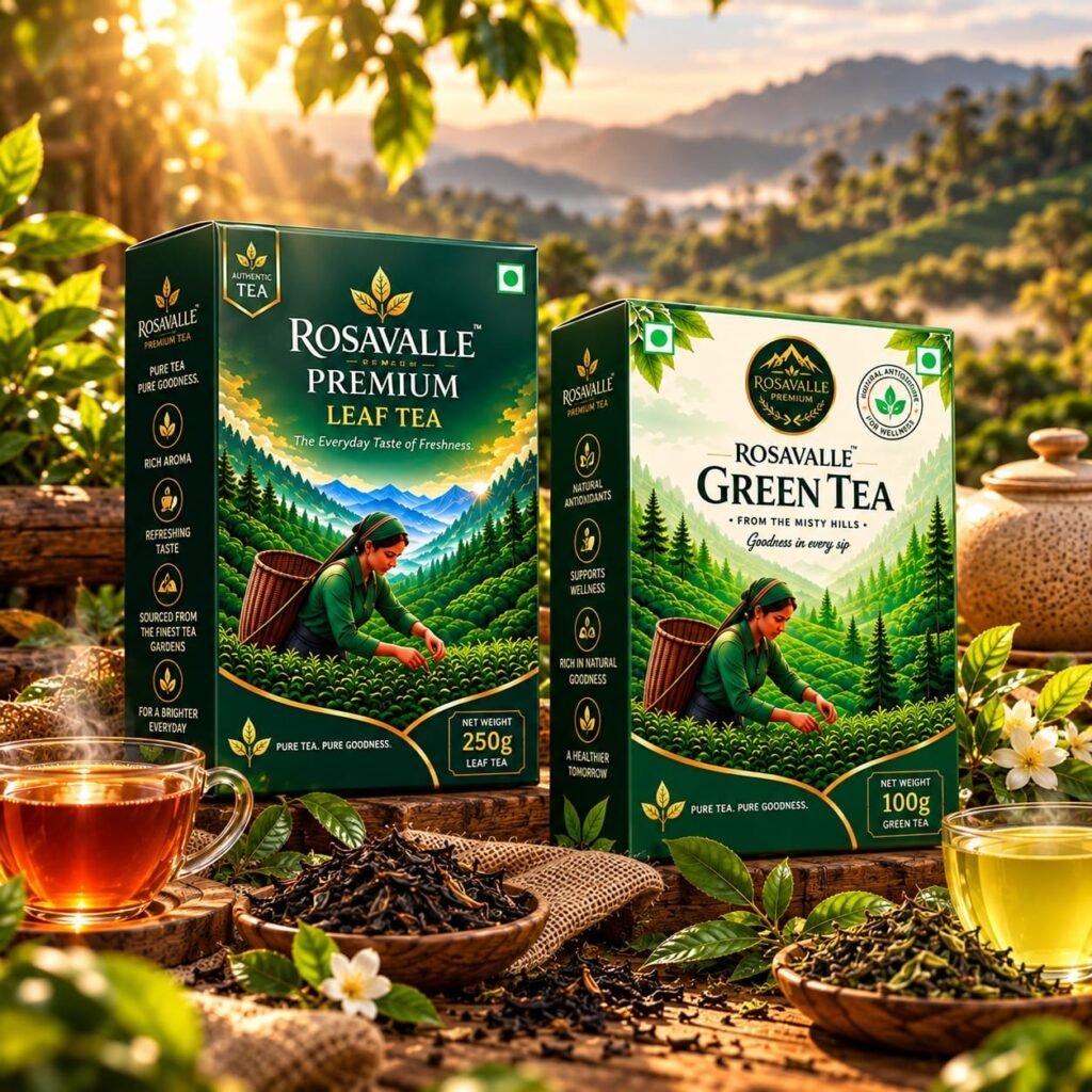 Premium Healthy Tea Combo 350g - Leaf Tea + Green Tea