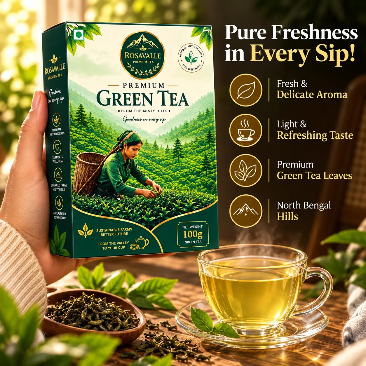 Rosavalle Premium Green Tea